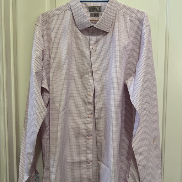 TRULY Pink Checkered Dress Shirt - Picture 5 of 5